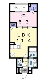 アガベ【2階】の間取り