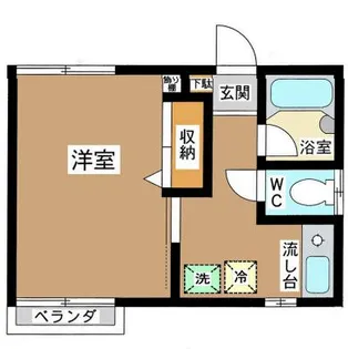ドミール-下石原2丁目-【1階】の間取り