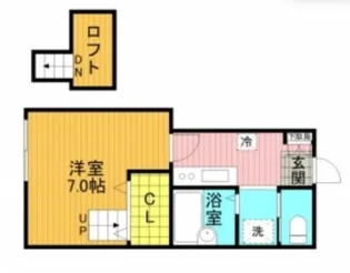 鈴木マンション【1階】の間取り
