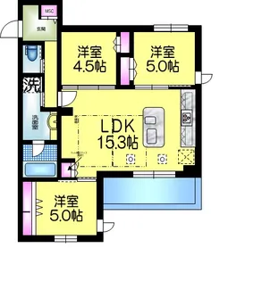 千葉県流山市南流山6【マンション】の間取り
