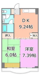 千葉県千葉市中央区都町1【マンション】の間取り