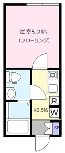 ロジュマン千歳烏山【1階】の間取り