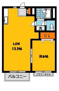 ハイツランビニオン【1階】の間取り