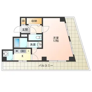 大阪府大阪市福島区福島1【マンション】の間取り
