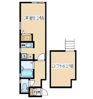 ルシオール幡ヶ谷【1階】の間取り