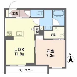フェリシア【2階】の間取り