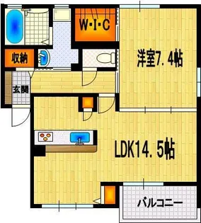 クレールII【2階】の間取り