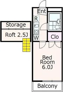 あかるハイム18【2階】の間取り