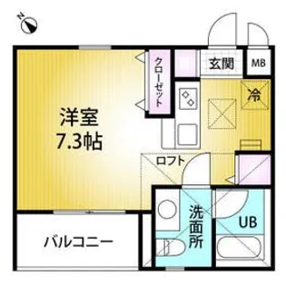 リッツ・ウィステリア【2階】の間取り