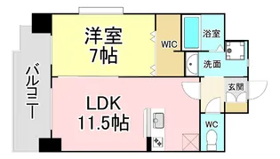 LEON篠崎橋【5階】の間取り