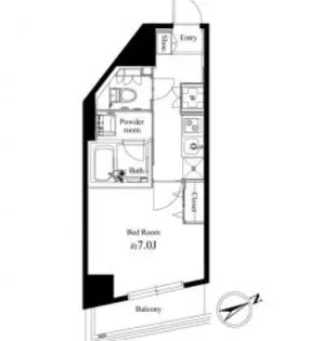 東京都新宿区原町1【マンション】の間取り