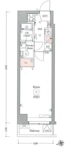 エストゥルースプラス八広【3階】の間取り