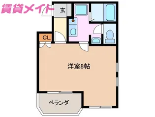 リバーフロント【2階】の間取り