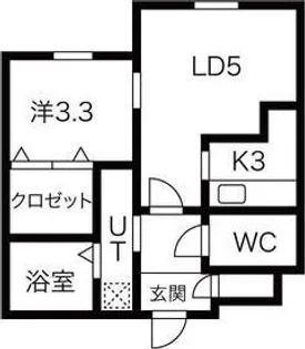 北海道札幌市北区北二十五条西5【マンション】の間取り