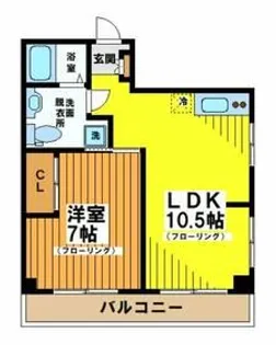 野口マンション【4階】の間取り