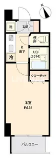 フォレシティ門前仲町【3階】の間取り