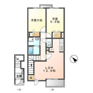 プラティエ【2階】の間取り