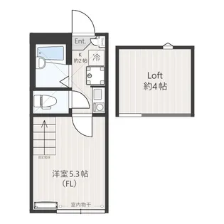 コートレジデンス武蔵中原【1階】の間取り