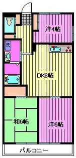 3DKの間取り画像