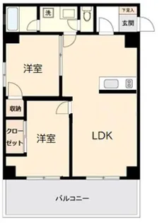 東京都大田区大森北3【マンション】の間取り