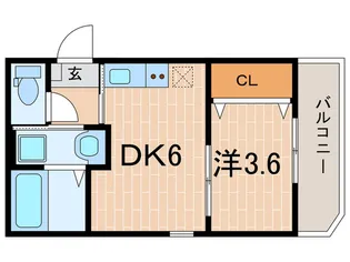 ONE西宮門戸【1階】の間取り
