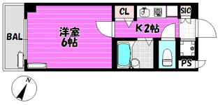 ショコラII【3階】の間取り