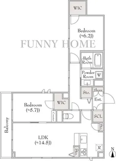 東京都世田谷区太子堂4【マンション】の間取り