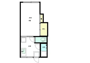 サンライフ住吉【3階】の間取り