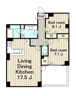 東京都八王子市みなみ野2【マンション】の間取り