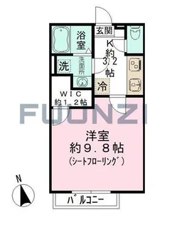 ボナリベール【2階】の間取り
