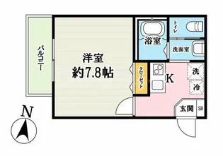 キャッテリー越谷【3階】の間取り