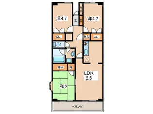 ベラヴィスタII【2階】の間取り