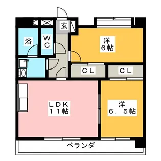 ソフィア東海【3階】の間取り