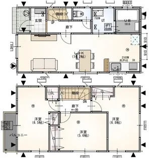 千葉県柏市戸張【一戸建】の間取り