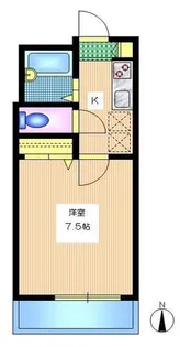 コリーヌ スガイ【2階】の間取り