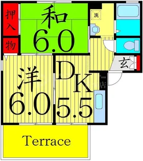 ファーストコート【1階】の間取り