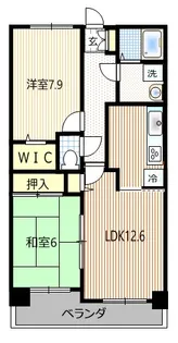 エムハーベストリッジ【2階】の間取り