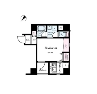 フュージョナル日本橋浜町【2階】の間取り