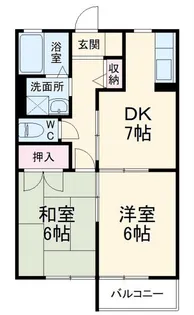 クローカスS【2階】の間取り