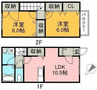 フロイデ立山の間取り