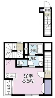 エスパーダ前野町【2階】の間取り