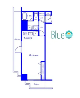 グリフィン横浜・ポートサイド【11階】の間取り