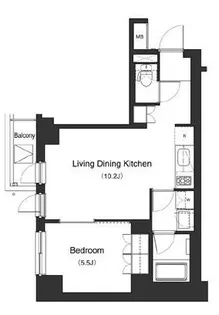 東京都渋谷区笹塚3【マンション】の間取り
