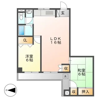 LOE 港北【2階】の間取り