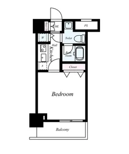 スカイコート都立大学第3【3階】の間取り