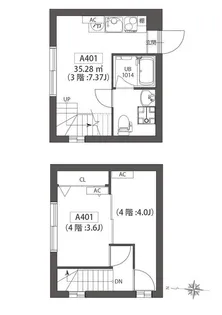 OrgoVita凛 A棟【3階】の間取り
