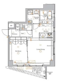 AZEST蒲田南【4階】の間取り