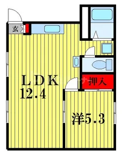 南柏パインヒル【1階】の間取り