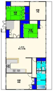 カドリーコーポ【3階】の間取り