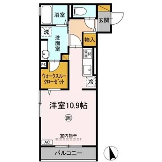 アスタリスク【3階】の間取り
